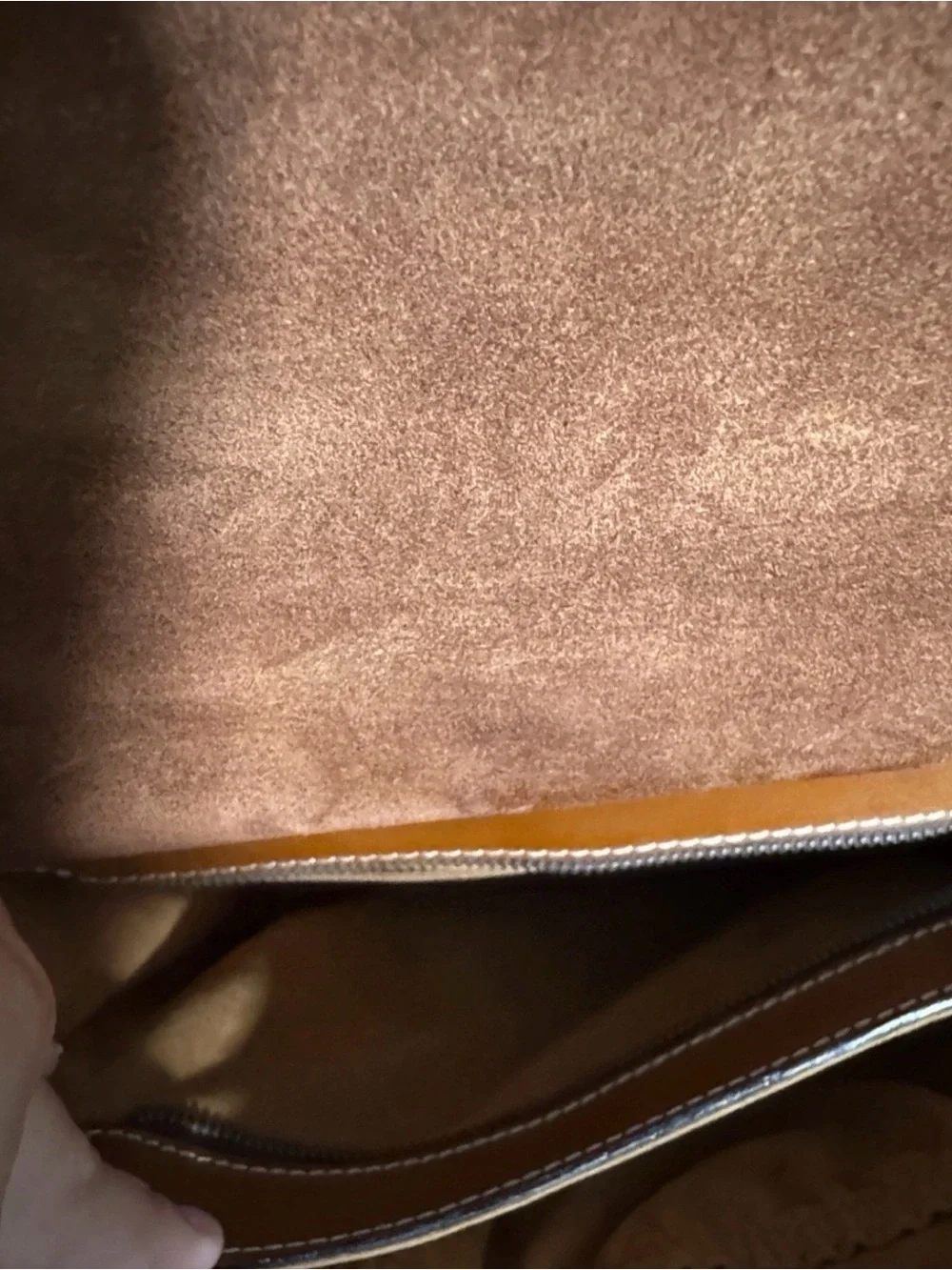 Patricia Nash Saddle Crossbody Bag in Cognac Brown